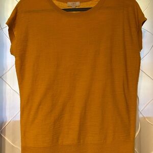 Loft Cotton Slub Linen Look Tee